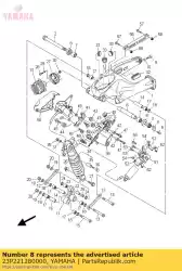 Ici, vous pouvez commander le couvercle, poussée 1 auprès de Yamaha , avec le numéro de pièce 23P221280000: