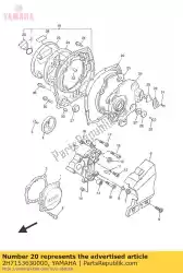 Aqui você pode pedir o plug, óleo em Yamaha , com o número da peça 2H7153630000: