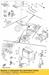 yamaha 1TP2128A00 staffa, regolatore - Il fondo