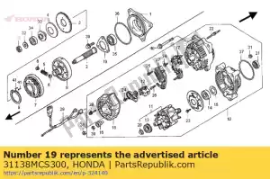 Honda 31138MCS300 ring instellen - Onderkant