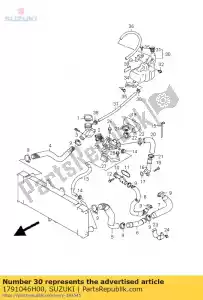 suzuki 1791046H00 réservoir assy, ??reser - La partie au fond