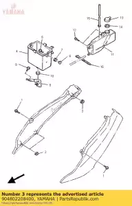 yamaha 904802208400 ojal - Lado inferior