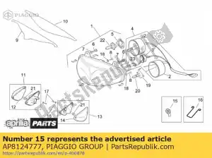 Piaggio Group AP8124777 caucho anti-condensado - Lado inferior