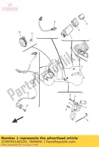 yamaha 2CMH591A0100 engine control uni - Bottom side