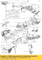 beugel, zekeringkast, abs zx636fdf van Kawasaki, met onderdeel nummer 110562054, bestel je hier online: