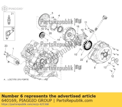 Aprilia 640169, Rotor cpl., OEM: Aprilia 640169