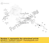 B018527, Piaggio Group, culbuteur assy .. échappement piaggio mp zapm860x, zapta10w zapm86100, zapm86101 zapta10x zapta1200 zapta1200, zapta1201 zapta1202 zapta1202, zapta1204 500 2014 2015 2016 2017 2018 2019 2020 2021 2022, Nouveau