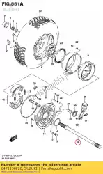 Aqui você pode pedir o eixo, traseiro, r em Suzuki , com o número da peça 6471138F20: