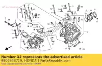 9806958719, Honda, plug, spark (dr8es) (ngk) honda trx ex  trx300ex fourtrax sporttrax sportrax 300 , New