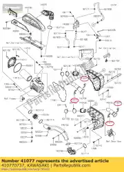 01 adapter van Kawasaki, met onderdeel nummer 410770737, bestel je hier online: