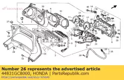 Here you can order the cable, inner from Honda, with part number 44831GC8000: