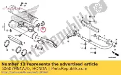 Aqui você pode pedir o porca, borracha de montagem em Honda , com o número da peça 50607HN1A70: