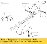 CM0699025090, Piaggio Group, voorspatbord     , Nieuw