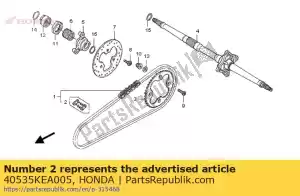 honda 40535KEA005 joint set, drive chain (rk excel) - Bottom side