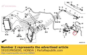 honda 19101MKSE00 tank reserve - Bottom side