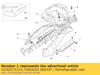 GU32573114, Piaggio Group, achterstaart rood moto-guzzi breva ie 750 2003, Nieuw