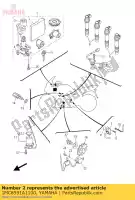 1MC8591A1100, Yamaha, conjunto de la unidad de control del motor yamaha fjr 1300 2015, Nuevo