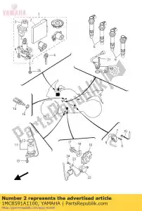 yamaha 1MC8591A1100 unité de commande du moteur - La partie au fond