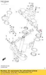 Qui puoi ordinare rondella da Suzuki , con numero parte 5131636E00: