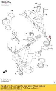 Suzuki 5131636E00 rondella - Il fondo