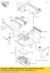 01 deksel, batterijterminal, binnenste van Kawasaki, met onderdeel nummer 140930800, bestel je hier online: