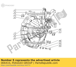 Aprilia 006410, Pier?cie? uszczelniaj?cy, OEM: Aprilia 006410