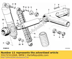 Ici, vous pouvez commander le axe de pivotement auprès de BMW , avec le numéro de pièce 33172311068: