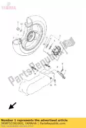 Qui puoi ordinare ruota fusa, posteriore da Yamaha , con numero parte 5RWF53382000: