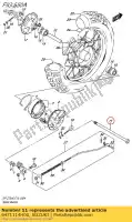 6471114H00, Suzuki, Assale posteriore suzuki  dr z 70 2012 2014 2015 2016 2017 2018, Nuovo