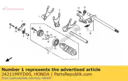 Tutaj możesz zamówić widelec, r zmiana biegów od Honda , z numerem części 24211MFFD00: