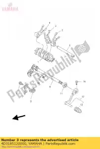 yamaha 4D3185120000 fork, shift 2 - Bottom side