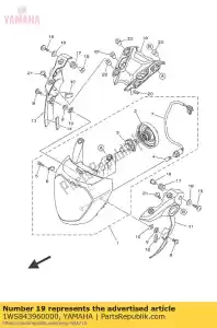 Yamaha 1WS843960000 parabrezza - Il fondo