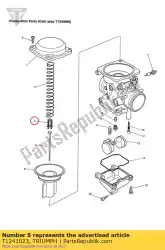 Here you can order the seat piston spring from Triumph, with part number T1241023: