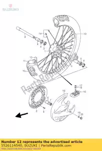 Suzuki 5526114540 protetor, roda - Lado inferior