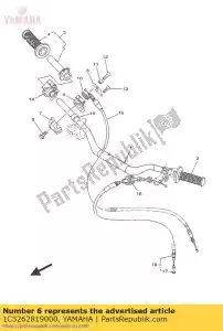 yamaha 1C3262819000 casquette, poignée supérieure - La partie au fond