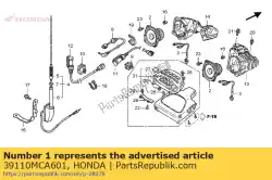 Ici, vous pouvez commander le unité audio auprès de Honda , avec le numéro de pièce 39110MCA601: