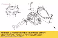 11330KWF940, Honda, cubierta comp., r. caja del cigüeñal honda cbf  m cbf125m 125 , Nuevo