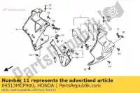 64513MCP900, Honda, stay,l low fr sid honda vfr 800 1998 1999 2000 2001, New