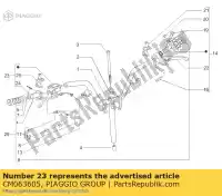 CM063605, Piaggio Group, pompa dei freni gilera stalker 50 1998 2005 2007 2008, Nuovo