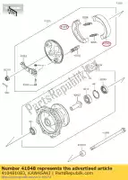 410481083, Kawasaki, Freno de zapato kx60-b7 kawasaki  klx kx 60 80 110 1985 1986 1987 1988 1989 1990 1991 1992 1993 1994 1995 1996 1997 1998 1999 2000 2001 2002 2003 2005 2006 2007 2008 2009 2010 2011 2012 2013 2014 2015 2016 2017 2018 2019 2020 2021, Nuevo