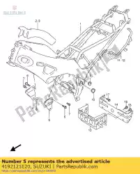 Aquí puede pedir placa, ing mnt, l de Suzuki , con el número de pieza 4192121E20: