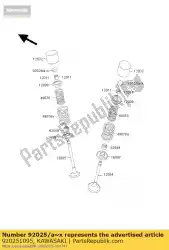 Tutaj możesz zamówić podk? Adka 2,25t zx750-e1 od Kawasaki , z numerem części 920251095: