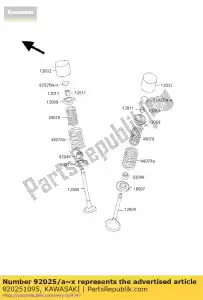 kawasaki 920251095 podk?adka 2,25t zx750-e1 - Dół