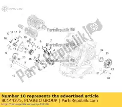 Here you can order the gear shaft+spring cpl. From Piaggio Group, with part number B0144375: