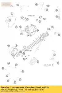 ktm 7803000210015 ontstekingsdeksel exc - Onderkant