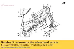 Ici, vous pouvez commander le pince a, tube auprès de Honda , avec le numéro de pièce 11352MZ0000:
