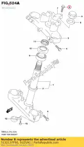 Suzuki 5132137F90 boulon - La partie au fond