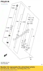 Suzuki 6227814100 joint torique - La partie au fond