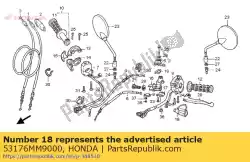 Tutaj możesz zamówić p? Yta, punkt od Honda , z numerem części 53176MM9000: