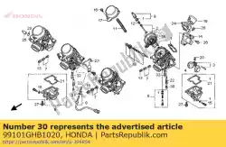 Aquí puede pedir jet, # 102 de Honda , con el número de pieza 99101GHB1020: